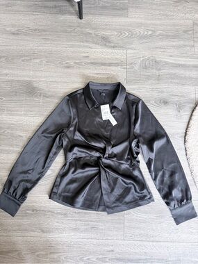 Satin “Easy on me” Blouse